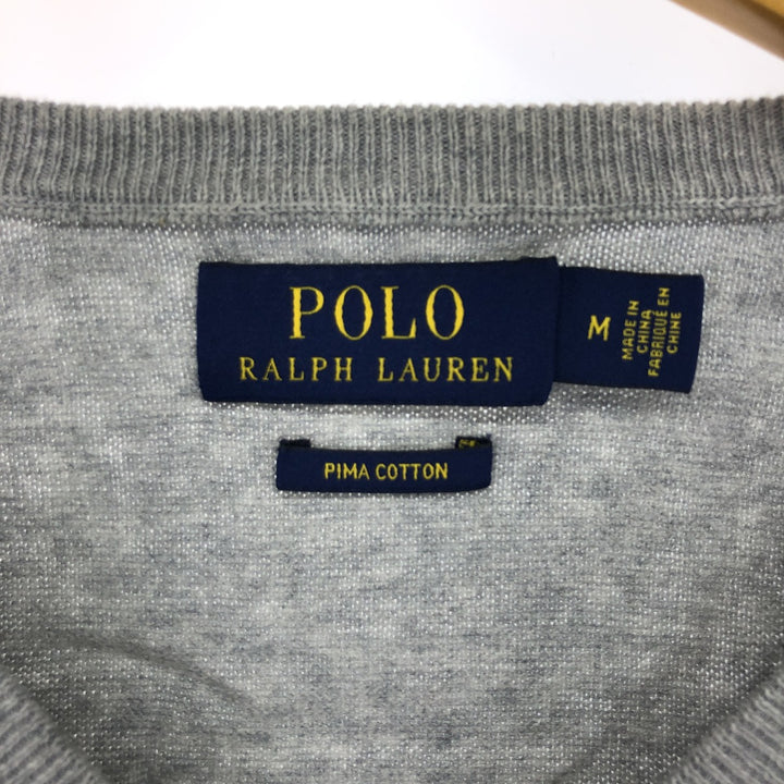 Ralph Lauren POLO RALPH LAUREN V-neck Pima cotton knit sweater Men's M size / eaa434569