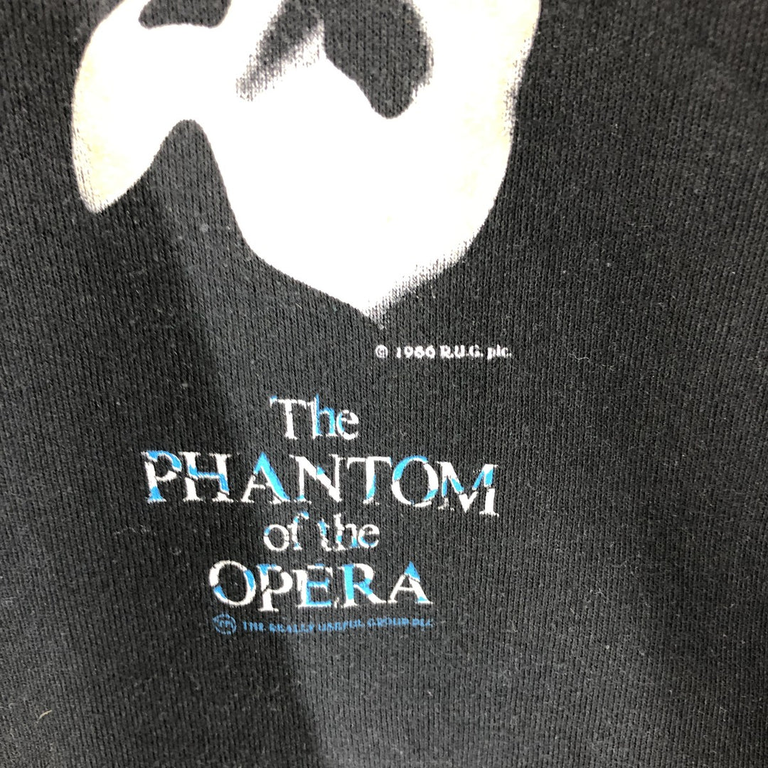 80s-90'S Fruit of the Loom Phantom of the Opera printed sweatshirt, made in the USA, men's XL size, vintage /eaa434587