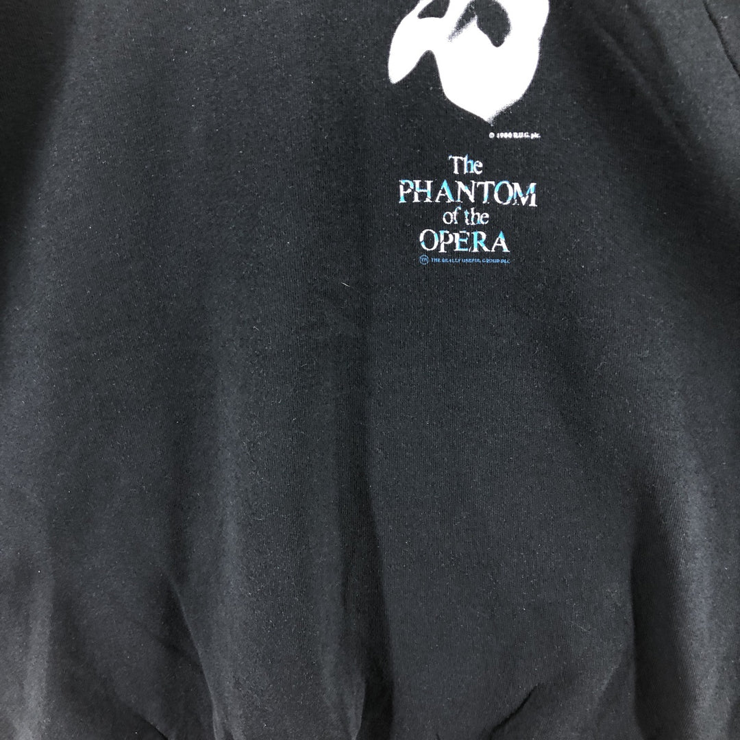 80s-90'S Fruit of the Loom Phantom of the Opera printed sweatshirt, made in the USA, men's XL size, vintage /eaa434587