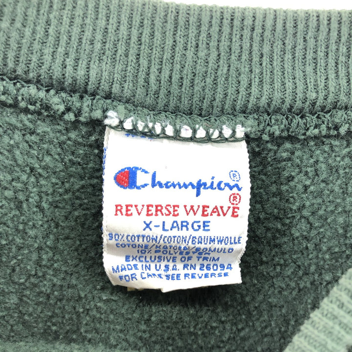 90'S Champion Reverse Weave Embroidered Tag Logo Sweatshirt Trainer Made in USA Men's XL Vintage /eaa434590