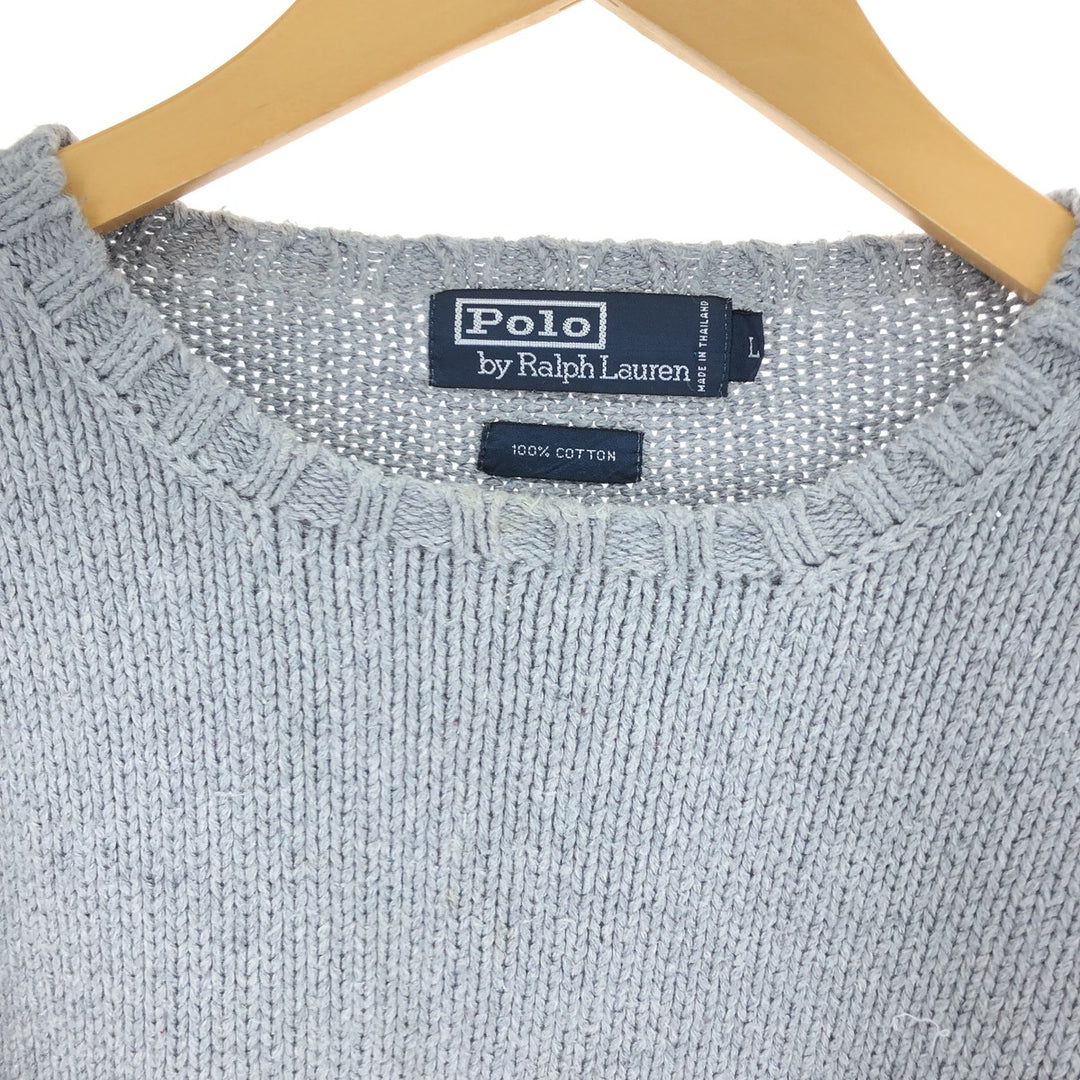 Ralph Lauren POLO by Ralph Lauren Cotton Knit Sweater Men's L size / eaa434610