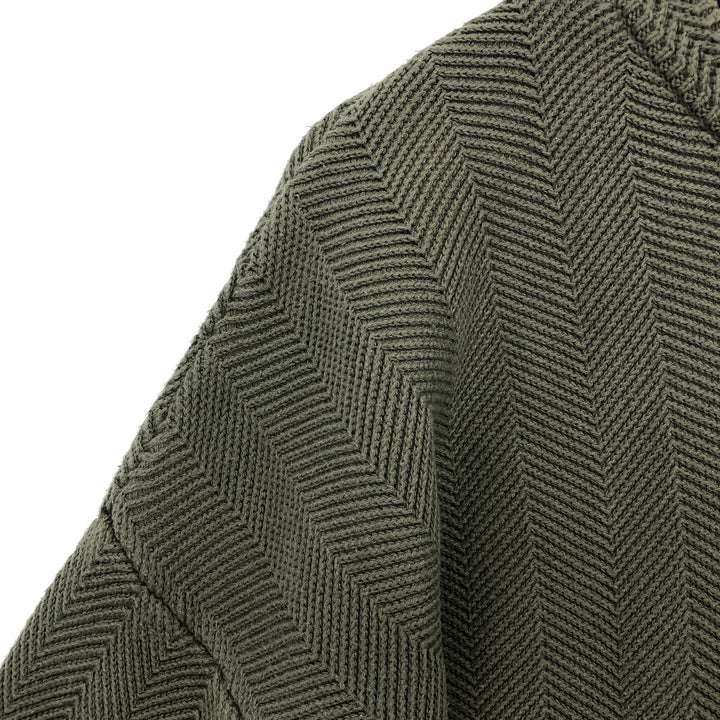 90'S Ralph Lauren CHAPS Herringbone Cotton Knit Sweater Men's XL Vintage /eaa434622