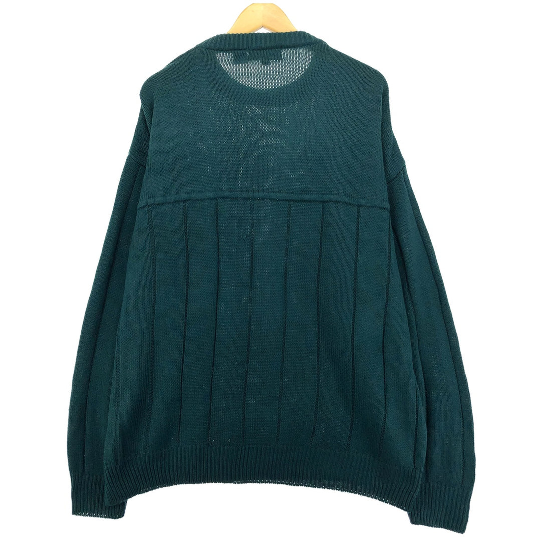 SWEATER GRAPHIX Acrylic Knit Sweater, Men's XL acrylic green type Vintage Second Hand
