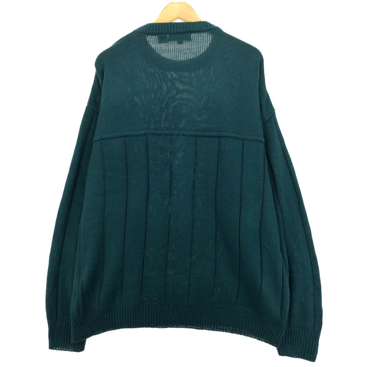 SWEATER GRAPHIX Acrylic Knit Sweater, Men's XL acrylic green type Vintage Second Hand