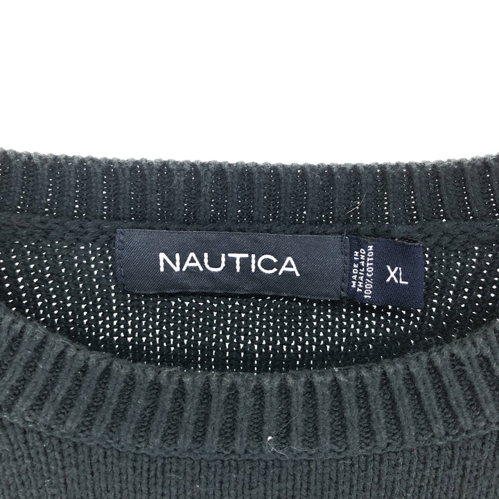 00'S NAUTICA Cotton Knit Sweater Men's XL Size / eaa434642