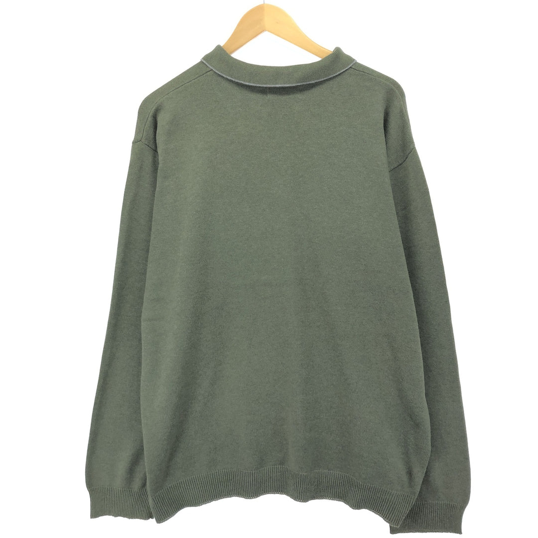 CHAPS Polo Knit Sweater, Men's Size XL unclear Khaki type Vintage Second Hand