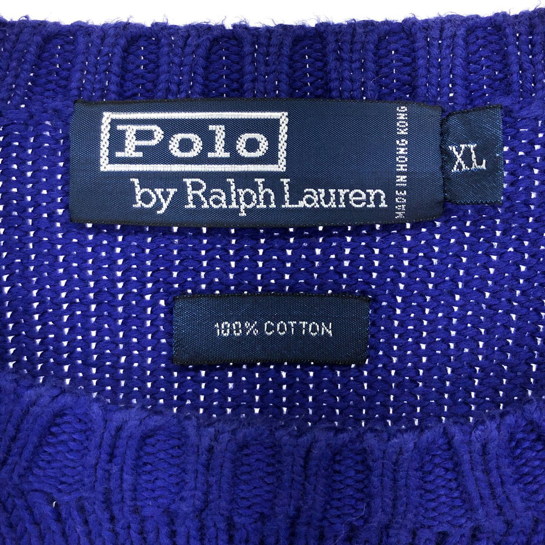 Ralph Lauren POLO by Ralph Lauren Cotton Knit Sweater Men's XL /eaa434692