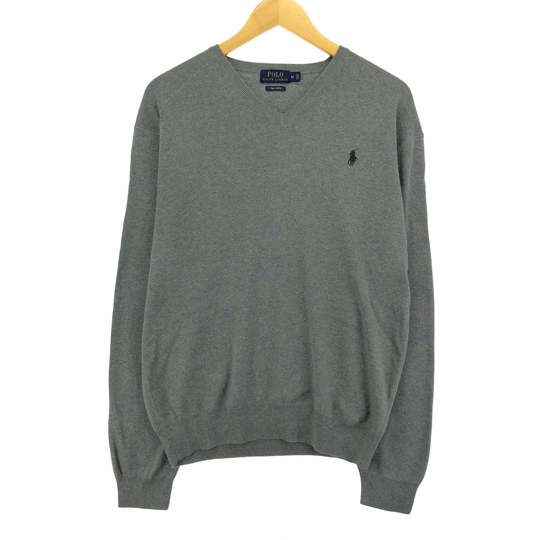 Ralph Lauren POLO RALPH LAUREN V-neck Pima cotton knit sweater Men's M size / eaa434693