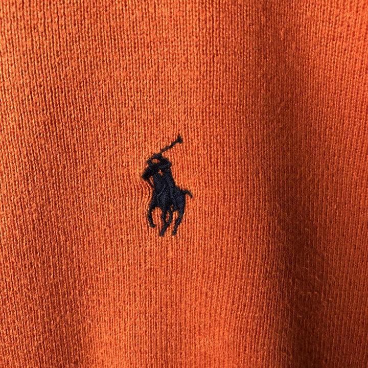 Ralph Lauren POLO by Ralph Lauren Cotton Knit Sweater Men's M Size cotton orange type Vintage Second Hand