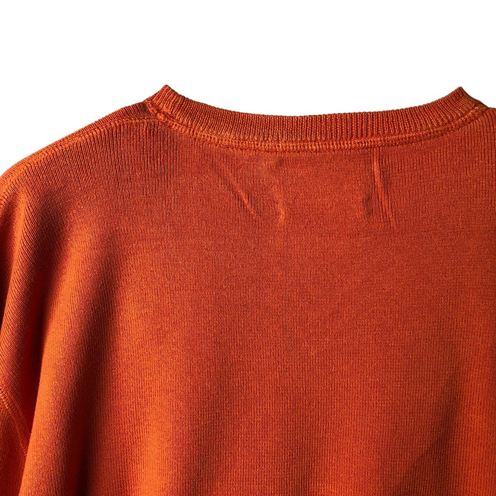 Ralph Lauren POLO by Ralph Lauren Cotton Knit Sweater Men's M Size cotton orange type Vintage Second Hand