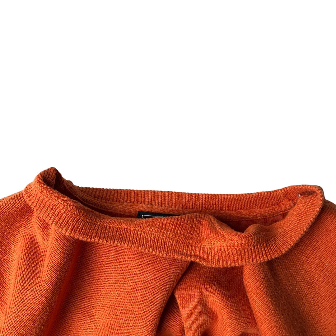 Ralph Lauren POLO by Ralph Lauren Cotton Knit Sweater Men's M Size cotton orange type Vintage Second Hand
