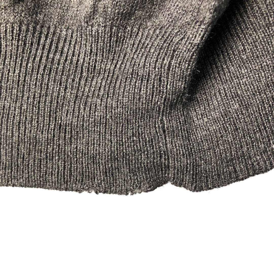 Pierre Cardin PARIS acrylic knit sweater, men's size XXL acrylic Charcoal Vintage Second Hand