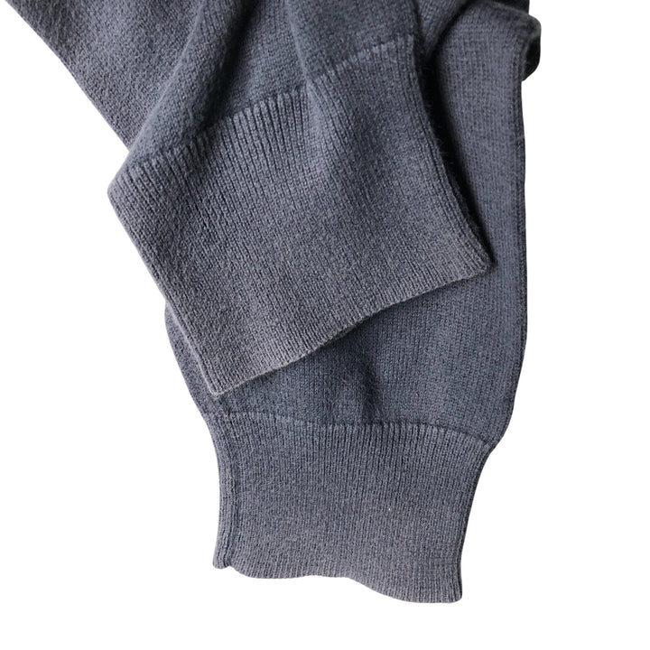 Ralph Lauren POLO RALPH LAUREN cotton knit sweater, women's size XL cotton navy blue type Vintage Second Hand