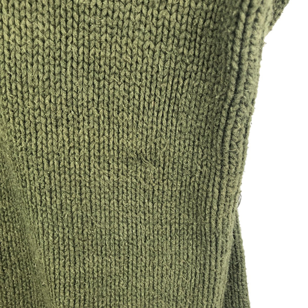 90'S Vintage Eddie Bauer Cotton Knit Sweater, Men's Size XL cotton Khaki type Vintage Second Hand