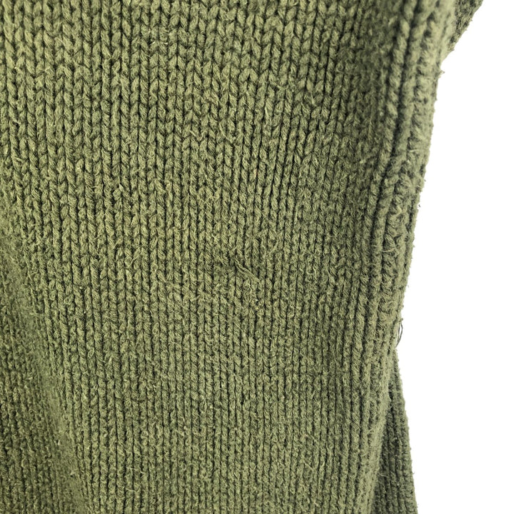 90'S Vintage Eddie Bauer Cotton Knit Sweater, Men's Size XL cotton Khaki type Vintage Second Hand