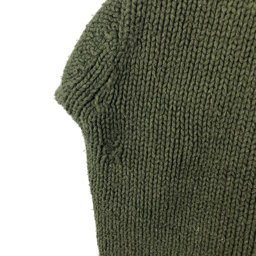 90'S Vintage Eddie Bauer Cotton Knit Sweater, Men's Size XL cotton Khaki type Vintage Second Hand