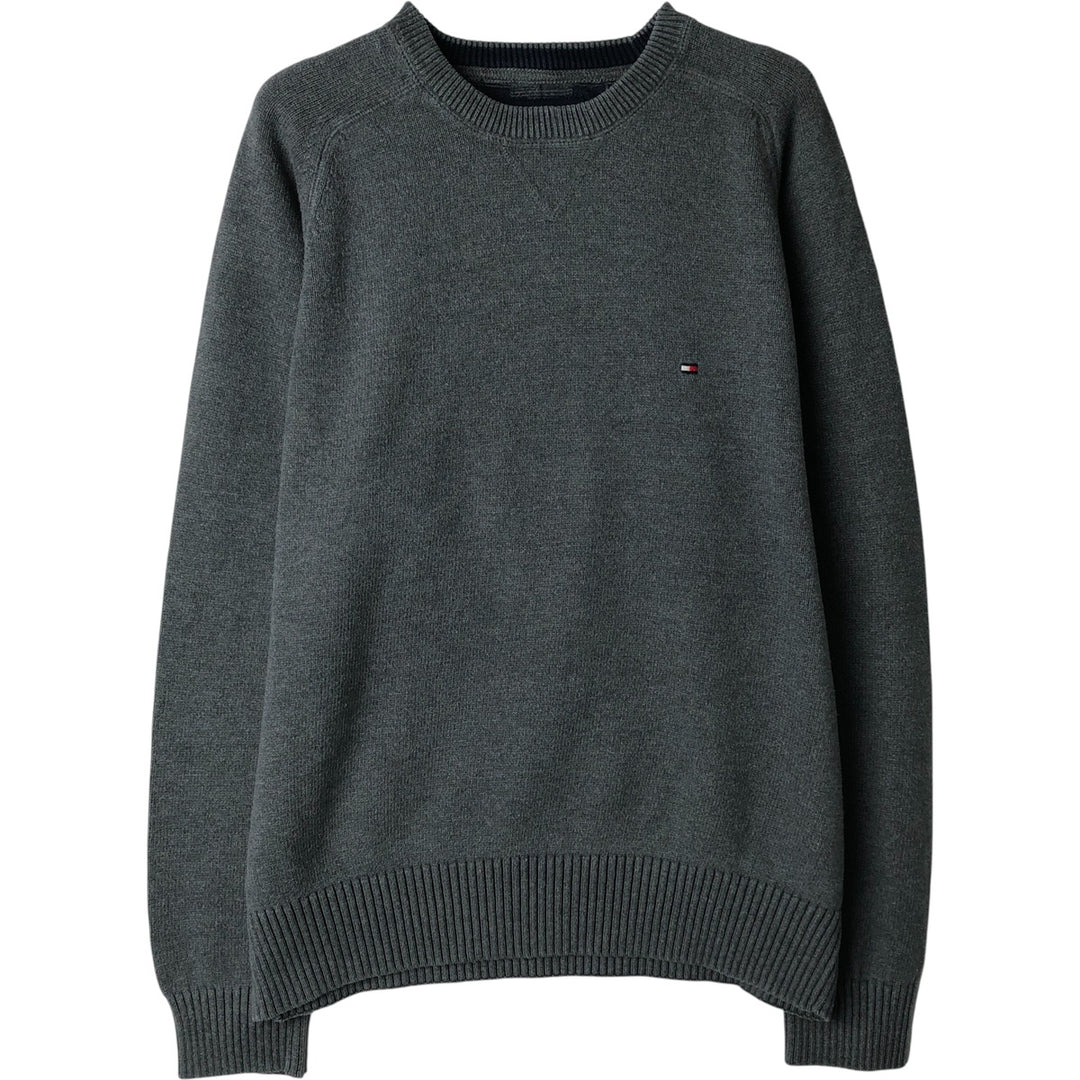 Tommy Hilfiger Men's Size L cotton gray type Vintage Second Hand
