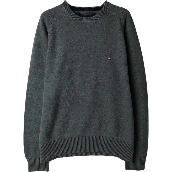 Tommy Hilfiger Men's Size L cotton gray type Vintage Second Hand