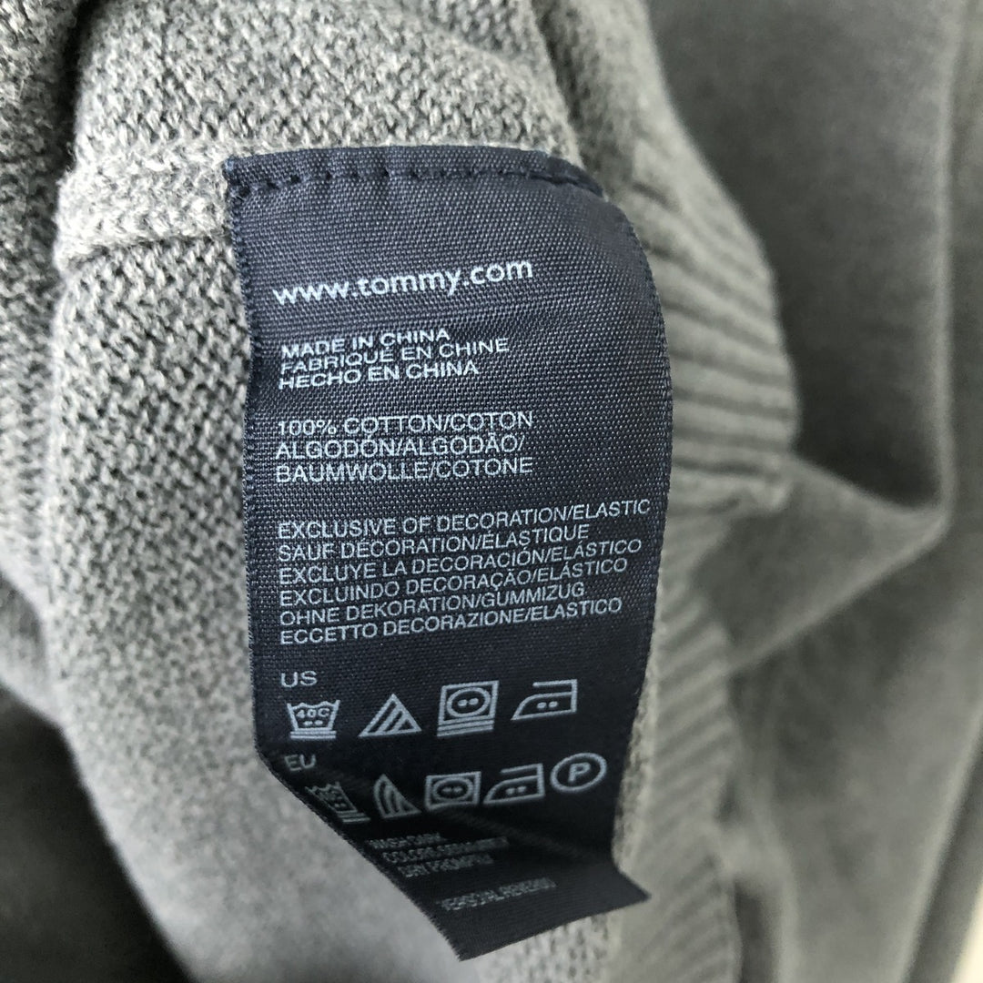 Tommy Hilfiger Men's Size L cotton gray type Vintage Second Hand