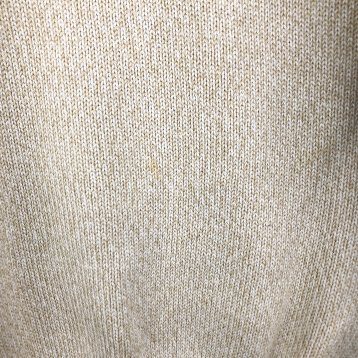 Brooks Brothers 346 Cotton Knit Sweater, Men's Size L cotton unbleached Vintage Second Hand