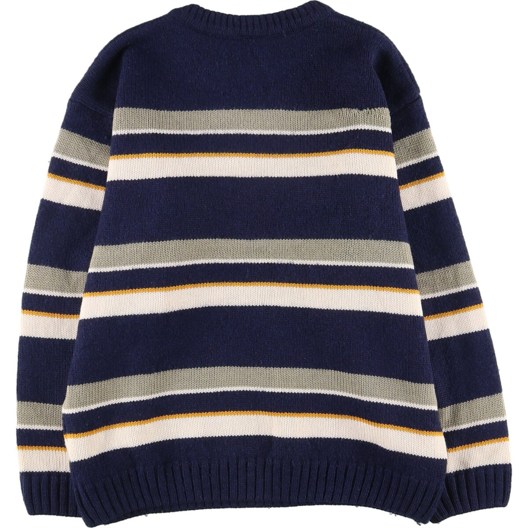 LACOSTE Border Pattern Acrylic x Wool Knit Sweater Size 6 Men's XL / eaa434862