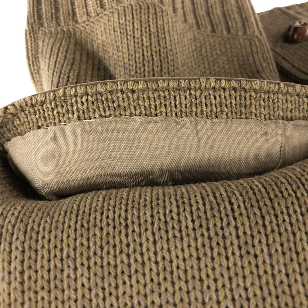 Collared wool knit cardigan, men's size M / eaa434880