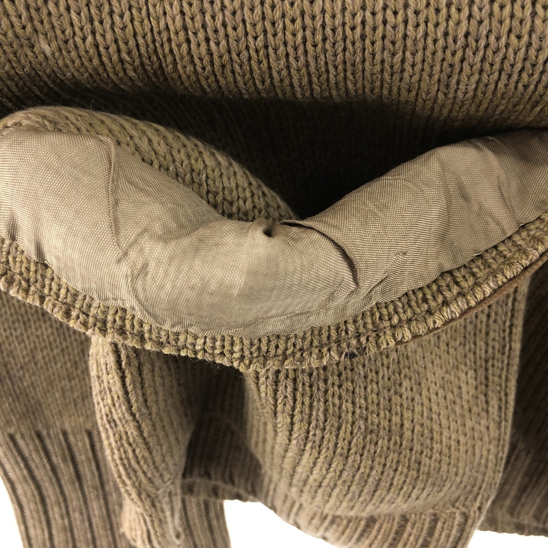 Collared wool knit cardigan, men's size M / eaa434880