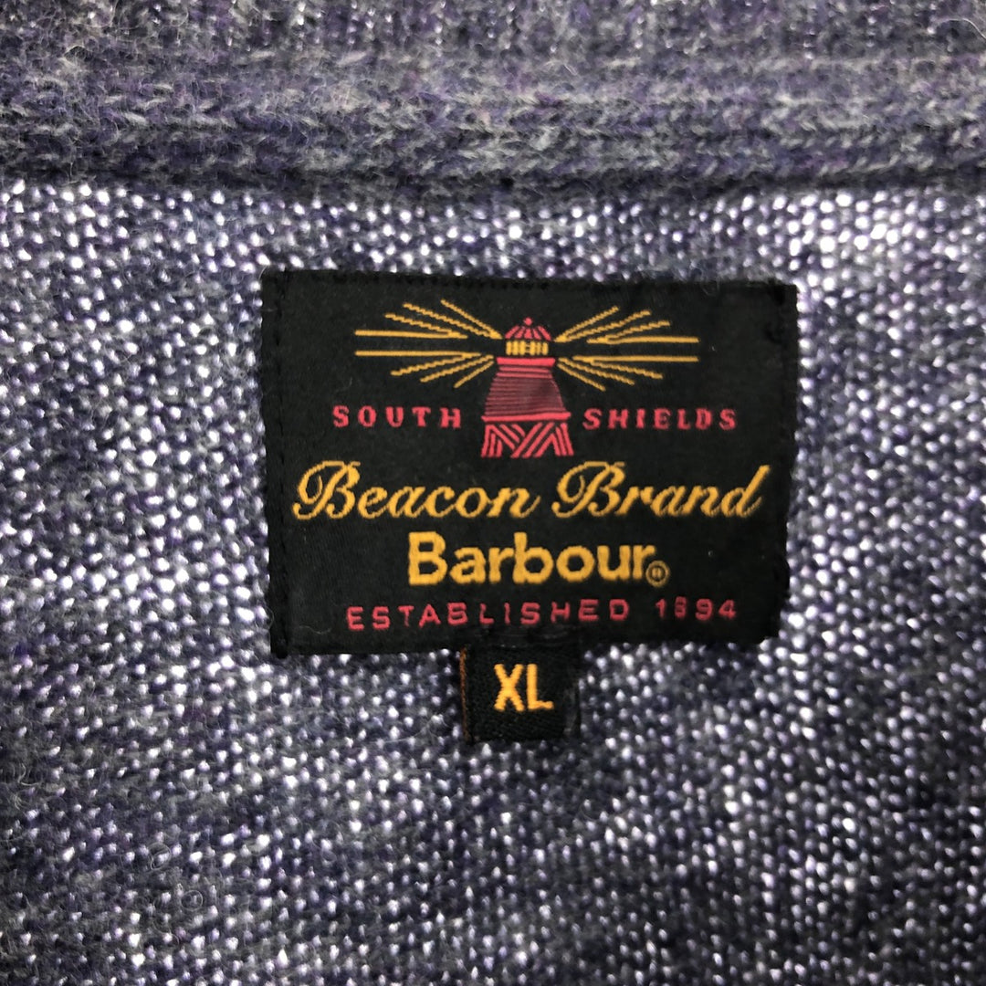 Barbour BEACON BRAND wool knit sweater, men's XL size / eaa434944