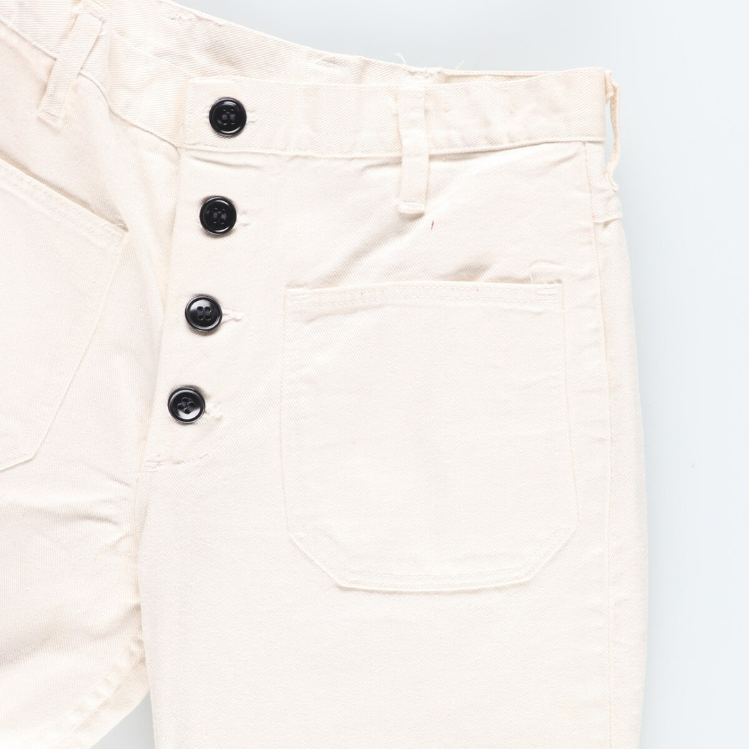 70'S Maverick Blue Bell Flare Cut Denim Pants Made in USA Women's L (w30) Vintage /eaa435012