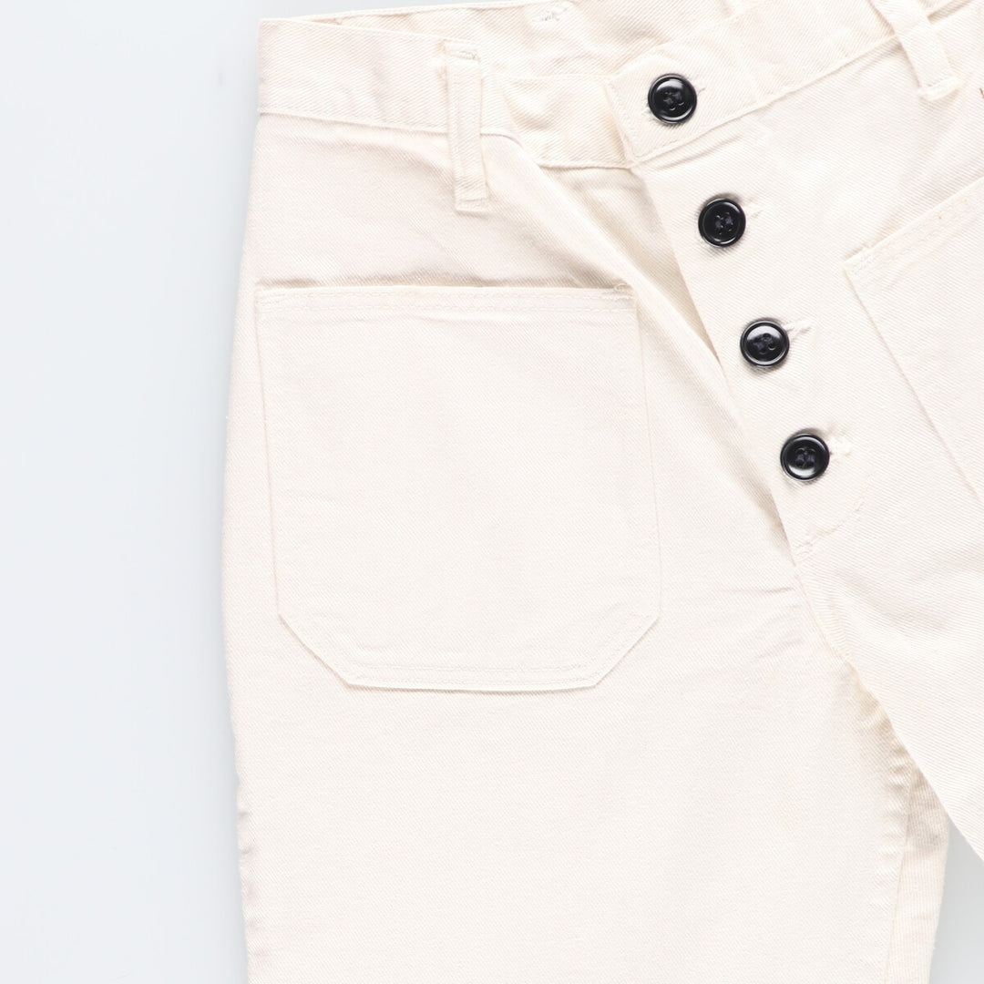 70'S Maverick Blue Bell Flare Cut Denim Pants Made in USA Women's L (w30) Vintage /eaa435012