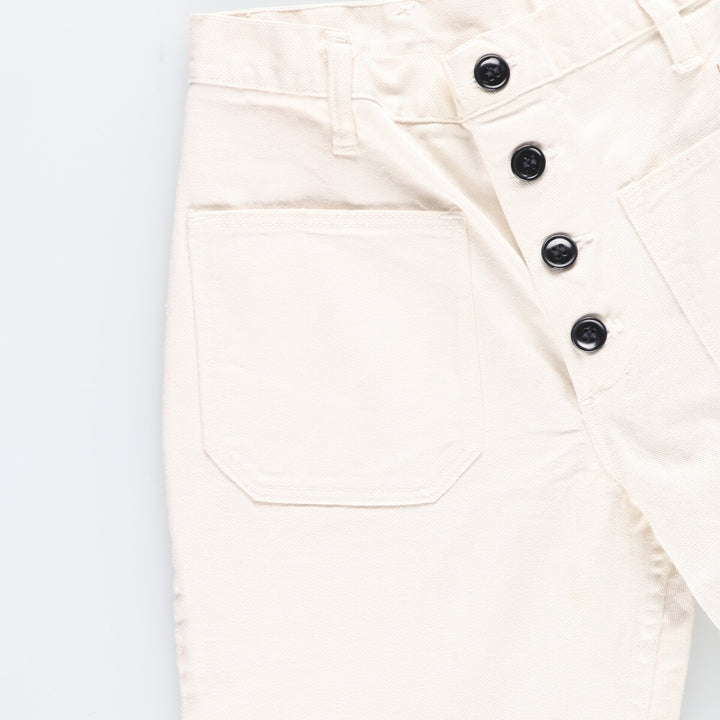 70'S Maverick Blue Bell Flare Cut Denim Pants Made in USA Women's L (w30) Vintage /eaa435012