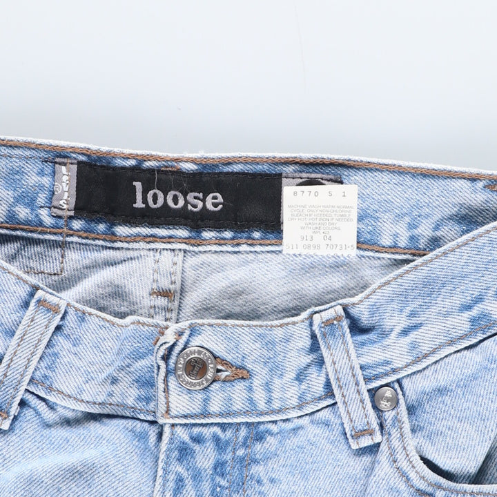 90'S Levi's Silver Tab LOOSE Tapered Denim Pants Made in USA Women's L (w28) Vintage /eaa435032