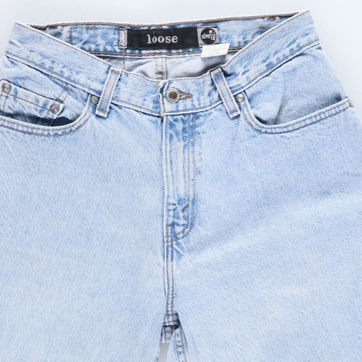 90'S Levi's Silver Tab LOOSE Tapered Denim Pants Made in USA Women's L (w28) Vintage /eaa435032