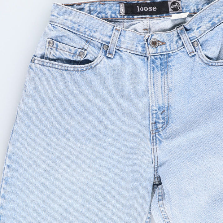 90'S Levi's Silver Tab LOOSE Tapered Denim Pants Made in USA Women's L (w28) Vintage /eaa435032