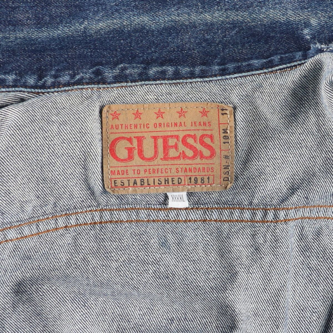 Big Size Guess 10807X Denim Jacket G-Jean Made in USA Men's XXXXL /eaa435040