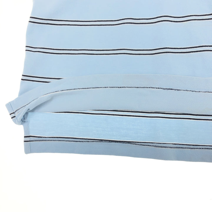 NAUTICA Short Sleeve Striped Polo Shirt Men's L /eaa435095