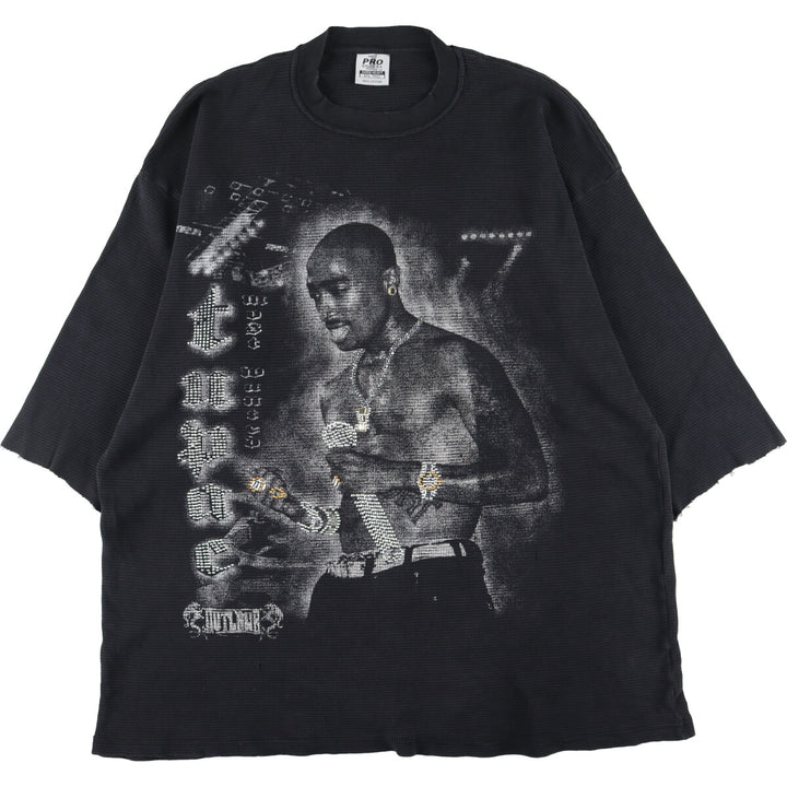 Big Size PRO ONEUSA 2pac Cut-off 3/4 Sleeve Wrap T-Shirt Wrap T Thermal Long T Waffle Men's XXXL /eaa435168
