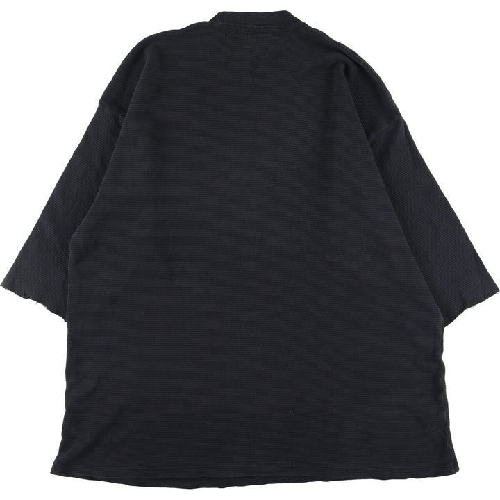 Big Size PRO ONEUSA 2pac Cut-off 3/4 Sleeve Wrap T-Shirt Wrap T Thermal Long T Waffle Men's XXXL /eaa435168