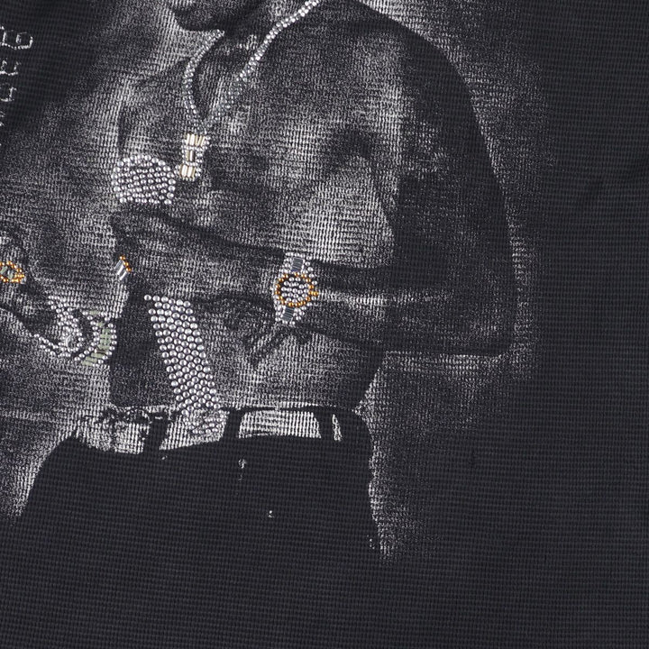 Big Size PRO ONEUSA 2pac Cut-off 3/4 Sleeve Wrap T-Shirt Wrap T Thermal Long T Waffle Men's XXXL /eaa435168