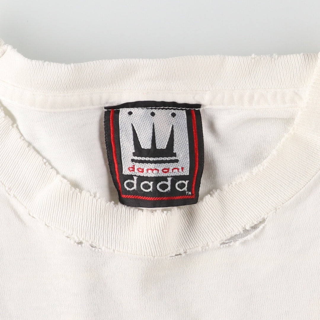 90'S DAMANI DADA Printed T-shirt Made in USA Men's XXL Vintage /eaa435177