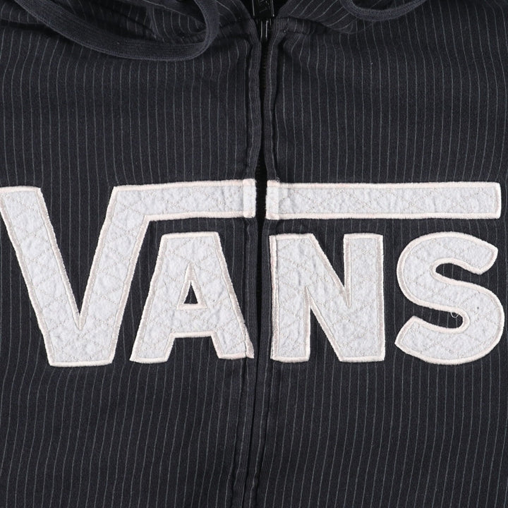 VANS Stripe Pattern Sweat Full Zip Hoodie Men's L /eaa435195