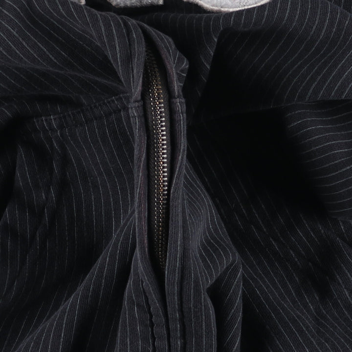 VANS Stripe Pattern Sweat Full Zip Hoodie Men's L /eaa435195