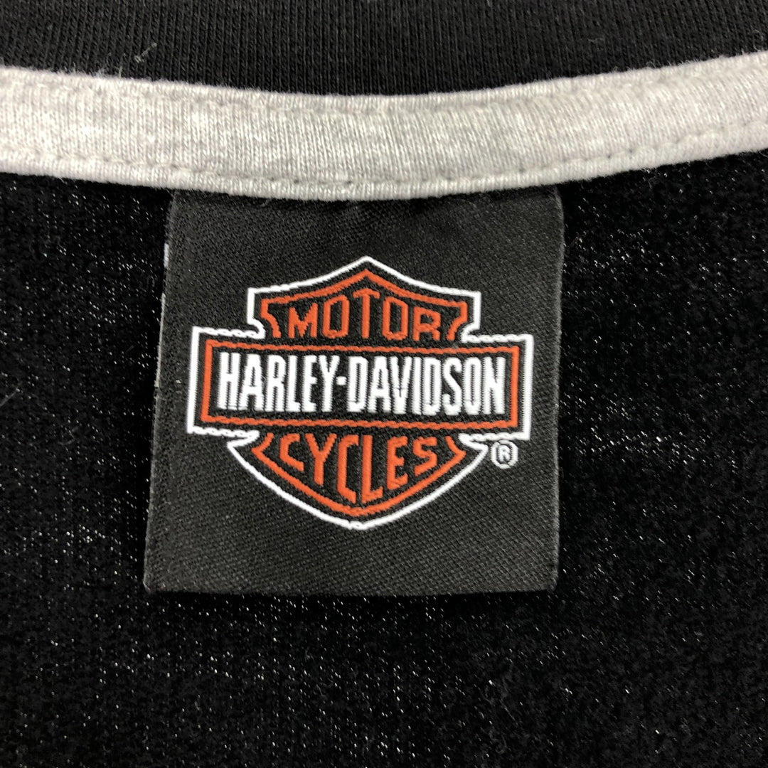 Harley-Davidson Sleeve Print Double-Sided Print Full Zip Sweatshirt Trainer Women's M /eaa435196