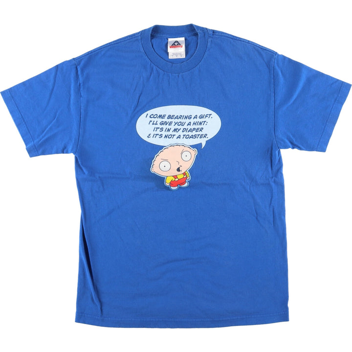 ALSTYLE FAMILY GUY Stewie Griffin character print T-shirt made in USA men's L /eaa435323