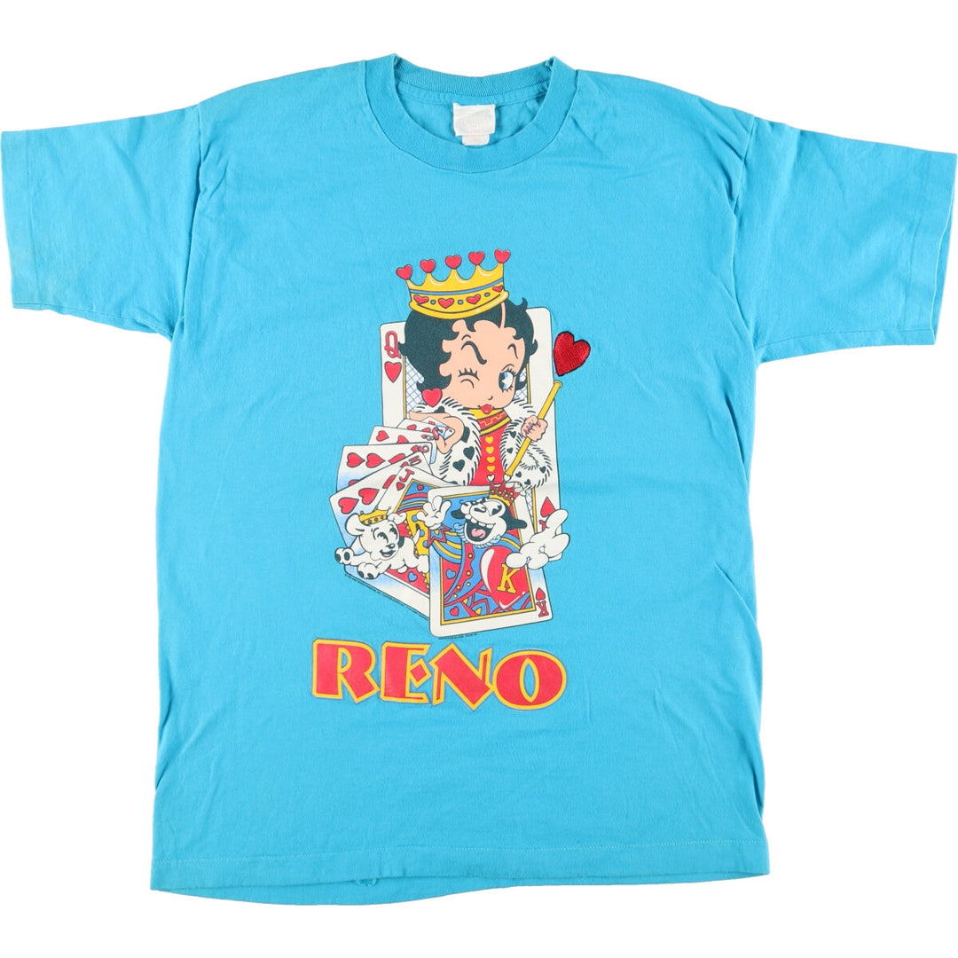 SILVER LEGACY RENO BETTY BOOP Betty Boop character print T-shirt Men's L /eaa435336