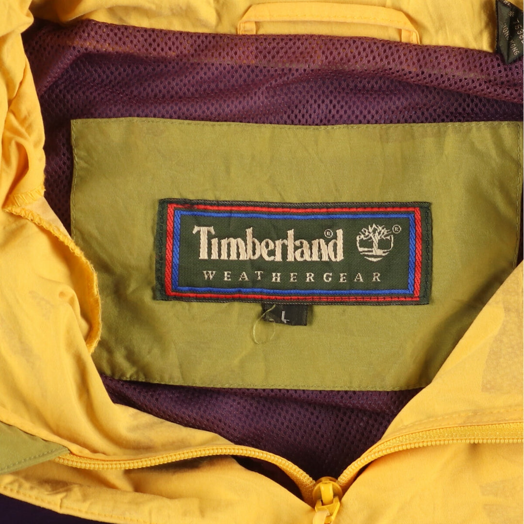 90'S Timberland WEATHERGEAR Anorak Jacket Men's L Vintage /eaa435338