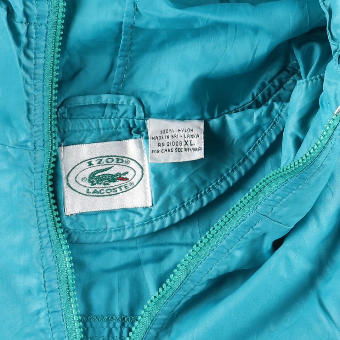 80s~90'S Lacoste IZOD Anorak Parka Men's XL Vintage /eaa435343