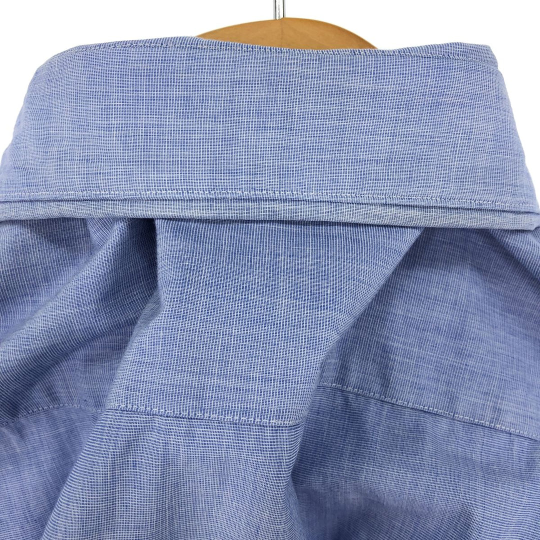Brooks Brothers MAKERS Long Sleeve Cotton Shirt Made in USA Men's L /eaa435419