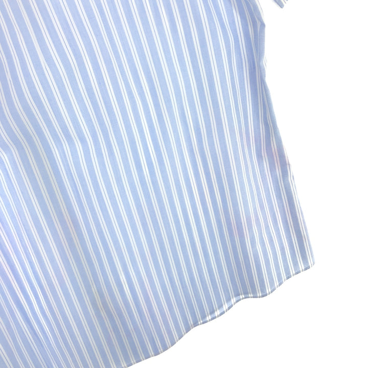 Brooks Brothers Est.1818 SLIM-FIT short sleeve button-down striped shirt, men's L /eaa435456