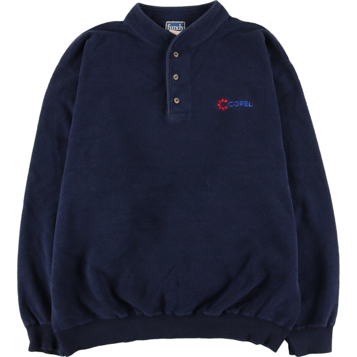 FUNDY Henley Sweatshirt, Made in Canada, Men's XL /eaa435520